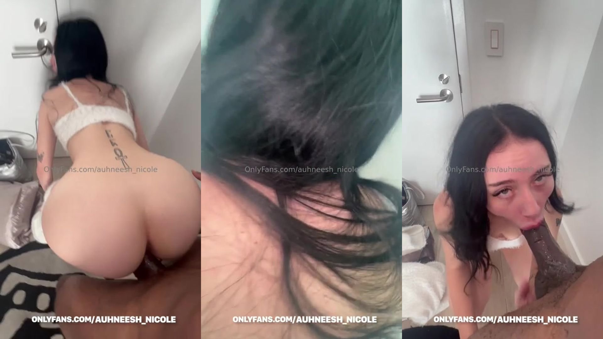 Auhneesh Nicole Gets Fucked In Standing Doggy By A BBC