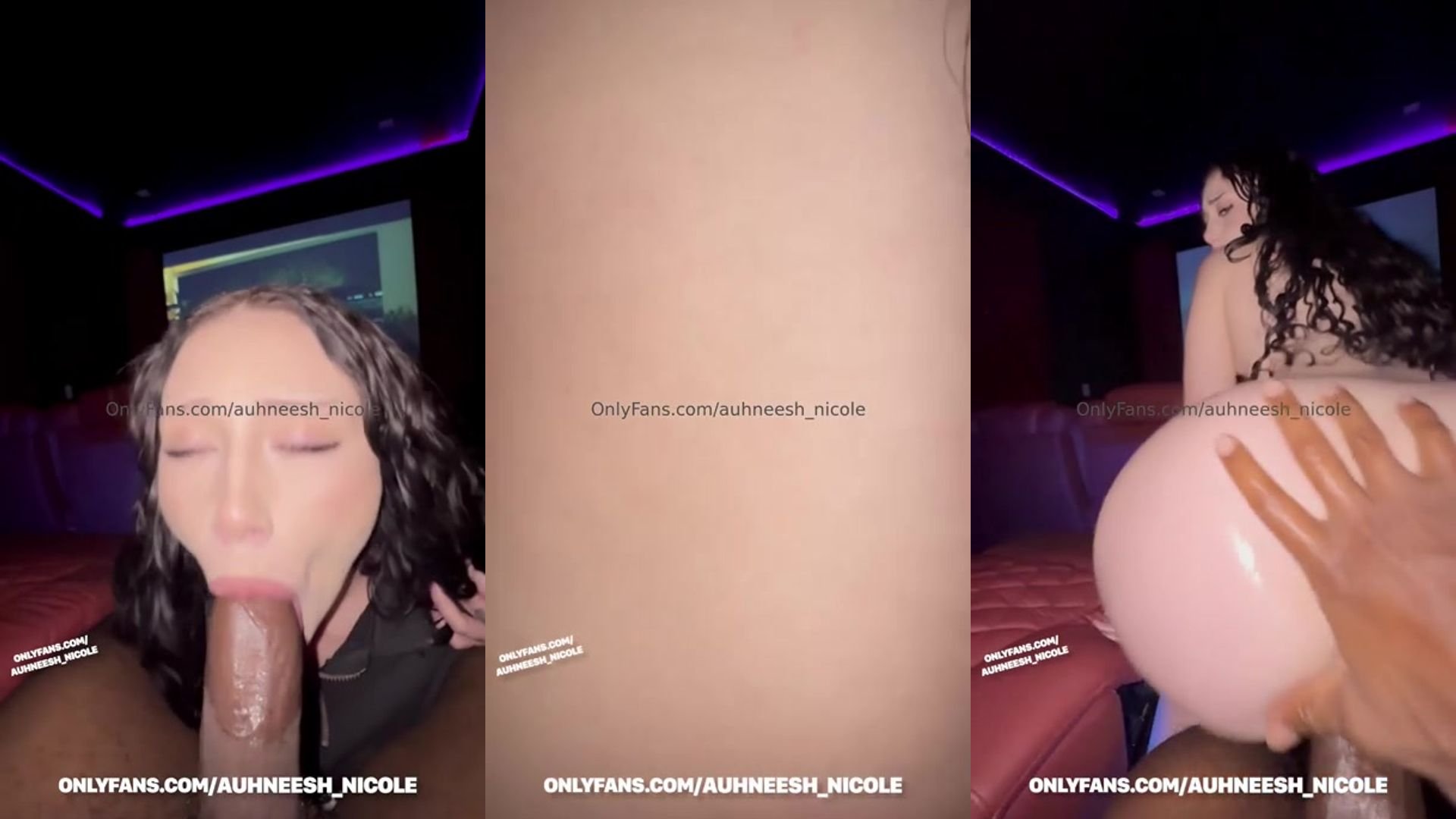 Auhneesh Nicole Gets Pounded In A Cinema