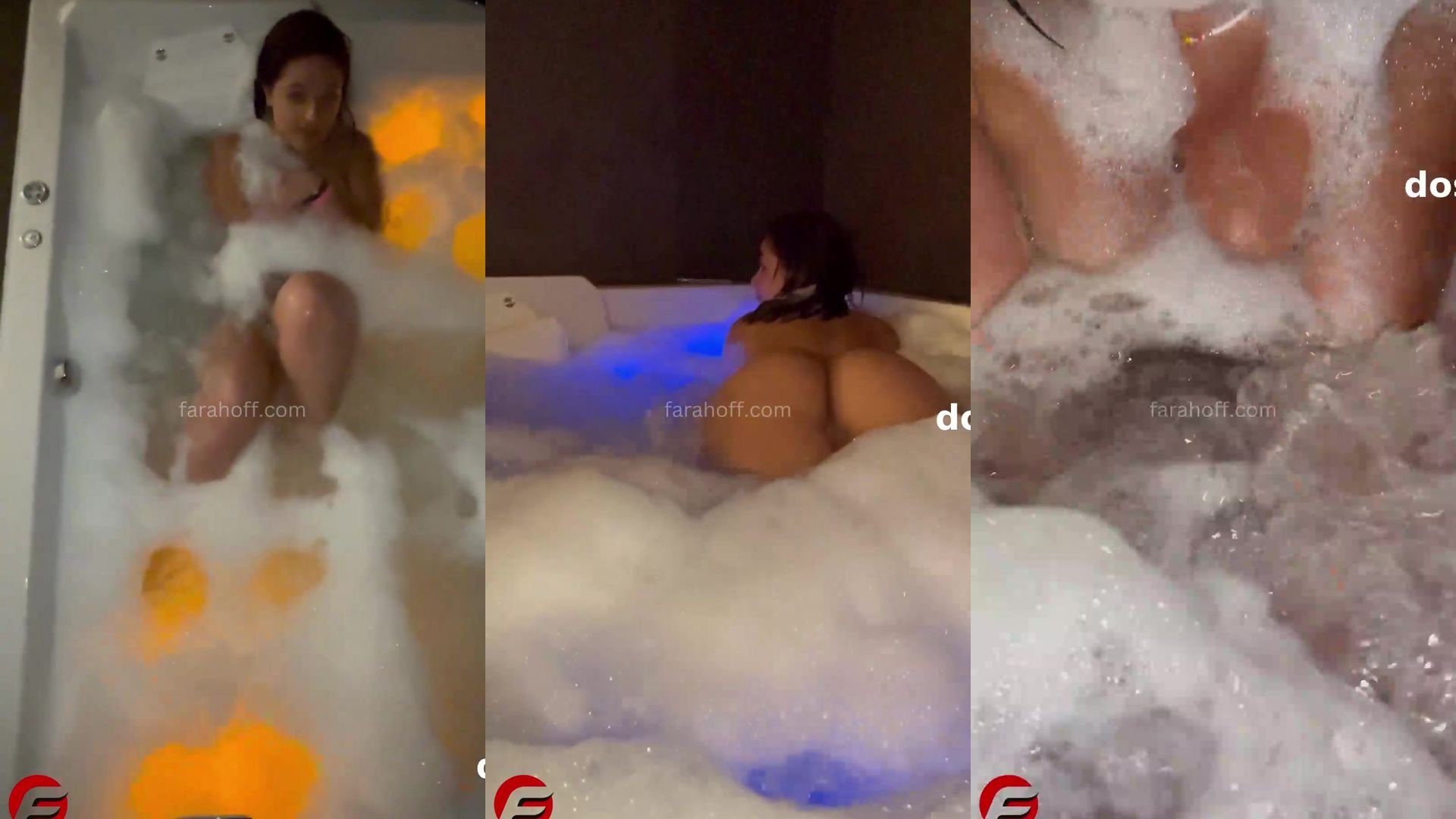farahoff dans la salle de bain