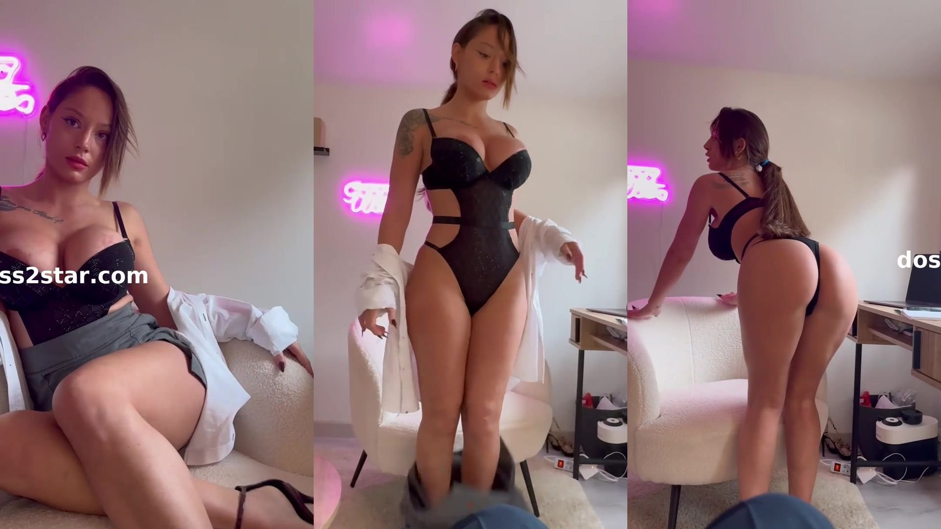 Angy heaven en tenue sexy te laisse découvrir son corp