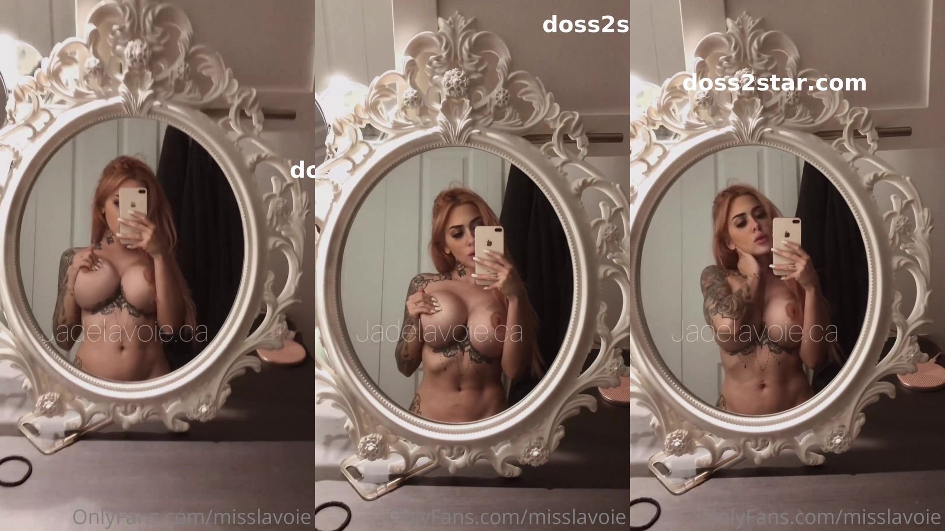 video jade-lavoie elle montre ses seins devant la miroir