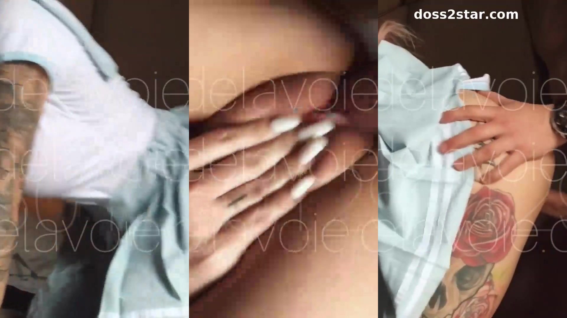 jade-lavoie suce et puis se fais prendre par tout les troues Sextape